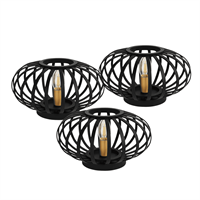 Напольный плетеный светильник 30*15 см