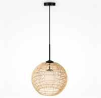 Люстра шар ротанг D30 см