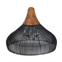 Плетеный абажур из бамбука 60*48 см