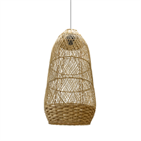 Плетеная люстра  ротанг 30*60 см