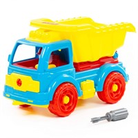 Конструктор-транспорт Автомобиль самосвал В сетке 73006 П-Е /18/