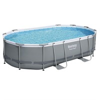 Бассейн каркасный овал 56448 Oval Shape 488х305х107см, с набором