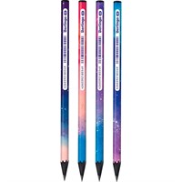 Карандаш ч/гр Universe HB черное дерево круглый. 320764  Berlingo