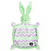 Мяшечки  игрушка комфортер Зайка Джон Оливка М118