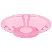 Тарелка детская для вторых блюд на присоске 400мл Розовый 431311905