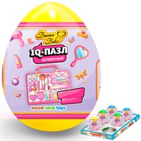 Деревянный IQПазл в ЯЙЦЕ 12 см Бьюти бокс в ассортименте 136106 СТОК