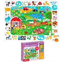 Ферма Первые знания Говорящий обучающий робот зеленый 500+ игр, вопросов и ответов 4630027293220