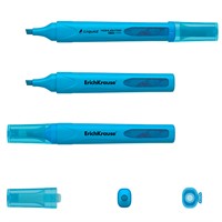 Текстовыделитель голубой Liquid Visioline V-14 Neon 56030 /Erich Krause/