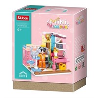 Конструктор Розовая серия 38-1016D 210 дет. в коробке