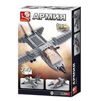 Конструктор Армия 38-0537I Самолет в коробке