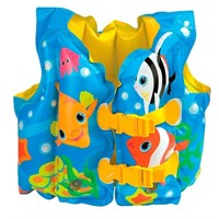 Жилет надувной 59661 Веселые рыбки 3-5лет
