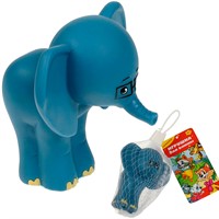 Резиновая игрушка Слоненок LXST10R в сетке