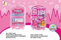 Набор доктора 528D-1 розовый в чемодане