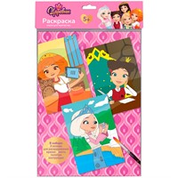 Набор Для Творчества Раскраска в технике скетчинг Царевны Даша, Аленка и Варя Рац-005 Lori