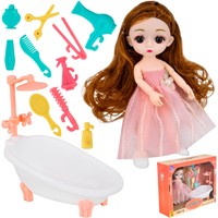 Кукла малышка TG245 ванная комната в кор.