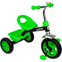 Велосипед трехколесный зеленый JTRW817-1 колеса EVA