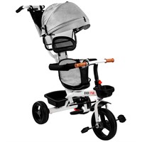 Велосипед трехколесный серый FG230707021C-2 колеса EVA 10"/8"