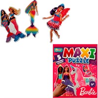 Пазл макси Барби 5 больших пазлов 4680107968043 /24/