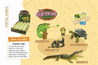 Конструктор 2466 Рептилии в ассорт в яйце, 20 шт шоубокс