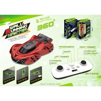 Машина радиоуправлении R-753S движется по стене, красный металлик в кор.