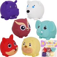 Набор резиновых игрушек для ванны Levatoys MKY8619 в пак.