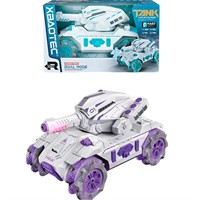 Танк на радиоуправлении XB1091 с дымом, стреляет пулями, управление от руки, аккум, USB в кор..