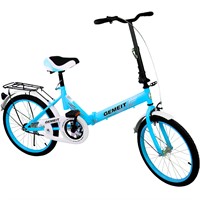 Велосипед двухколесный 20" голубой складной FG240624698R-3