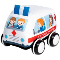 Автомобиль Машинка мягкая "Скорая" 03107 /16/