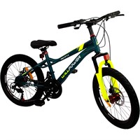 Велосипед двухколесный 20" WILLPOWER зеленый, 21 скорость,   FG240528073L-2