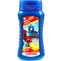 Пена для ванн Трансформеры "банан" экстракт ромашки череды и лаванд 250мл Умка 89586-TF /6/