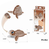 Конструктор картон. P5-45J Черепаха в коробке