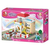 Конструктор Розовая мечта 38-0533 Дом 380 дет. в коробке