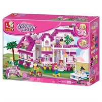 Конструктор Розовая мечта 38-0536 Дом 726 дет. в коробке
