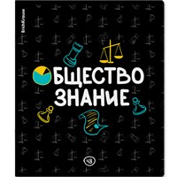 Тетрадь 48 л. клетка Inscription, Обществознание 60667 ErichKrause