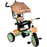 Велосипед трехколесный Зеленый FG240528313L-2 колеса ЭВА 12"/10"