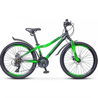 Велосипед двухколесный 24" Navigator-410 MD 12" черный/зеленый EP-00005978