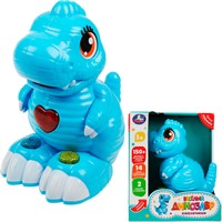 Игрушка на батарейках Динозавр сказочник 150фактов,стихов,звуков HT1132-R1