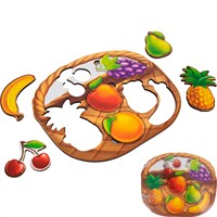 Деревянная Рамка вкладыш Корзинка с фруктами ОА-00000560 /Арбо/.