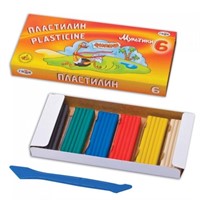 Пластилин 6цв Мультики 280015/281015 /ГАММА/