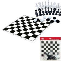 Шашки+шахматы в пакете «Бум Цена» 07154