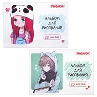 Альбом для рисования 20 л. А4 Пифагор Детки (2 вида), 106690