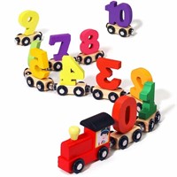 Дер. игра Паровозик с цифрами 141V-728