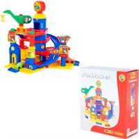 Паркинг 4-уровневый с автомобилями в коробке 37855 /П-Е/ /1/