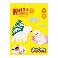 Картон белый 6 л. А4 Каляка-маляка мелован. КБКМ06