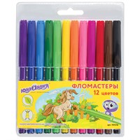 Фломастеры 12 цв. Уроки рисования Юнландия 151416