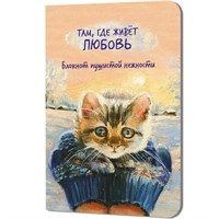 Блокнот пушистой нежности Там, где живет любовь. Кот в руках 30 л 978-5-00241-360-7