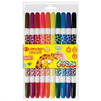 Фломастеры 10 цв. Каляка-маляка ФДККМ10 двусторонние