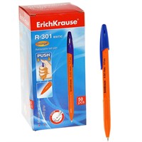 Ручка шариковая автомат синяя R-301 MATIC 38512 /Erich Krause/