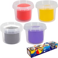 Набор для творчества Тесто для лепки 4 цв "Лепишка", Космические истории Фин-ти-Флю Тдл/в-006