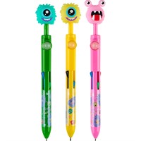 Ручка шариковая автомат синяя Quartet 4-х цветная 89982